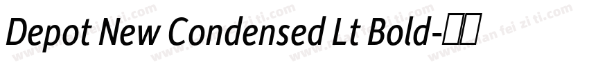 Depot New Condensed Lt Bold字体转换